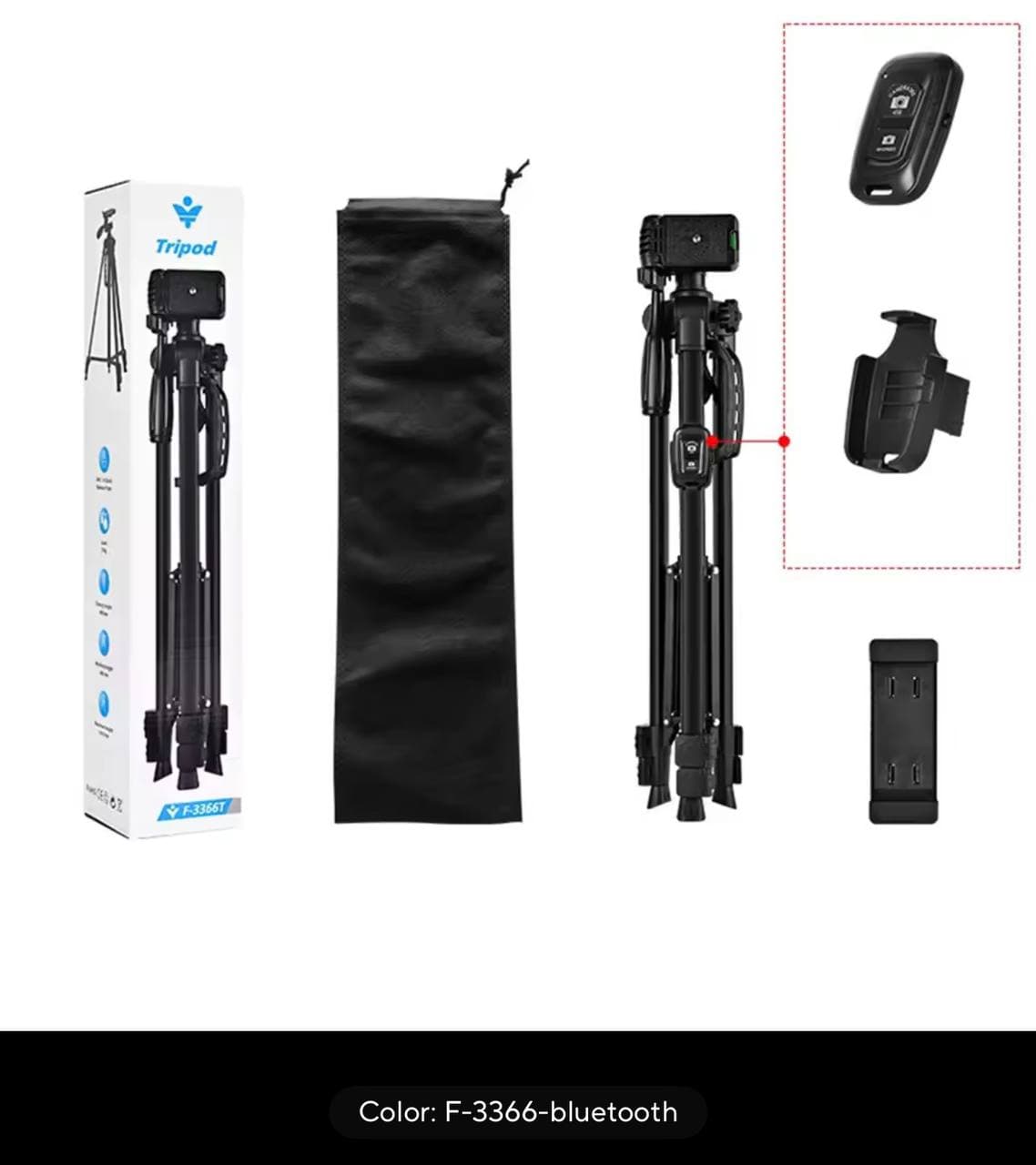 2.1M FLOOR-STANDING PHOTOGRAPHY & LIVE BROADCAST2.1M FLOOR-STANDING PHOTOGRAPHY & LIVE BROADCAST TRIPOD STAND (MODEL F-3366T) - image 1