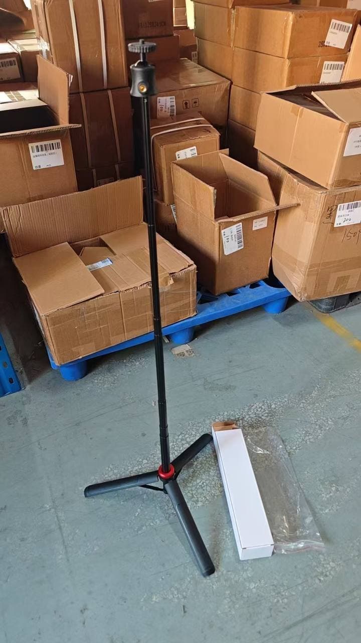 150CM STURDY ALUMINUM ALLOY STAND WIRELESS EXTENDABLE PHONE SELFIE STICK TRIPOD - image 1