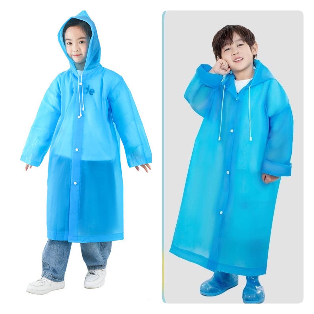 KIDDIES EVA HEAVY-GUAGE WATERPROOF VINYL RAINCOAT (UNISEX) - image 1