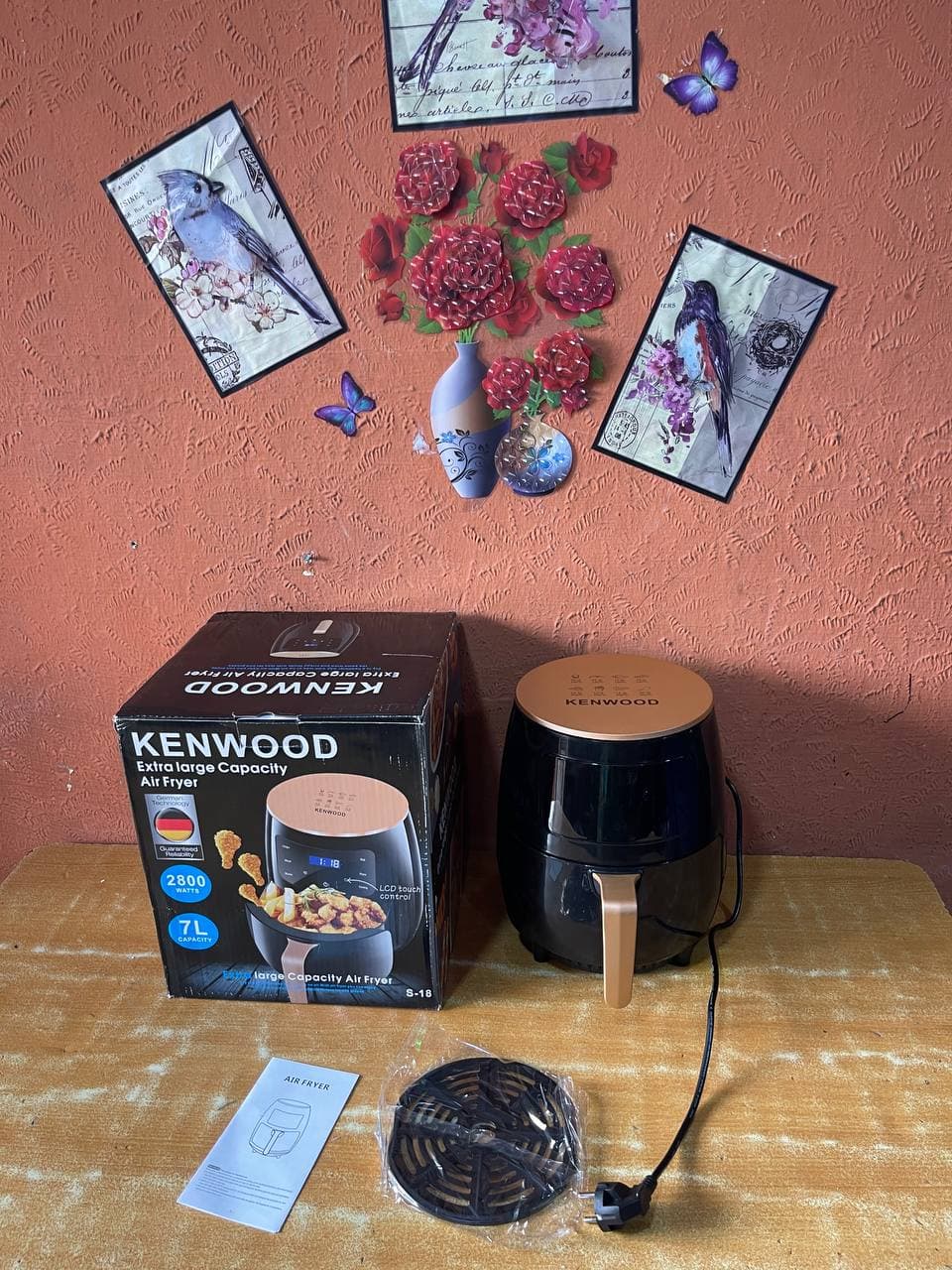 7L KENWOOD MULTIFUNCTIONAL OIL-FREE (TOUCH SCREEN) ELECTRIC AIR FRYER - image 1