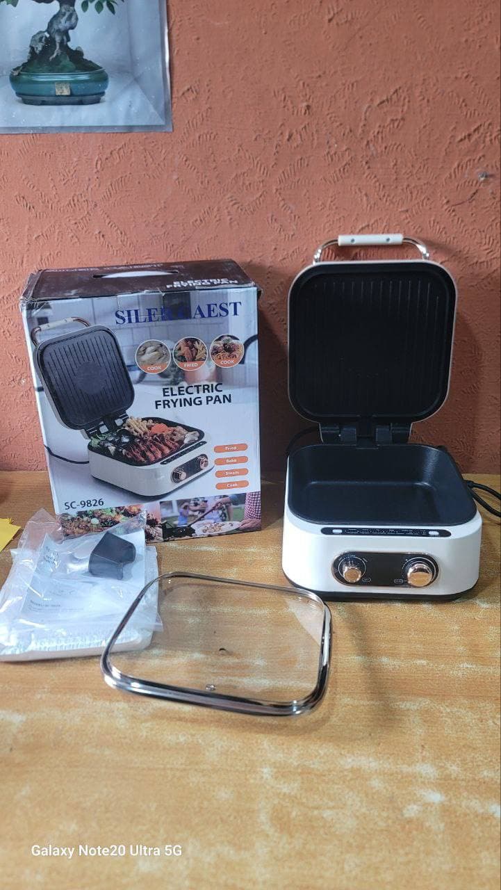 DOUBLE-SIDED TIMED MULTIFUNCTIONAL NON-STICK ELECTRIC COOKER & BAKING MACHINE - image 1