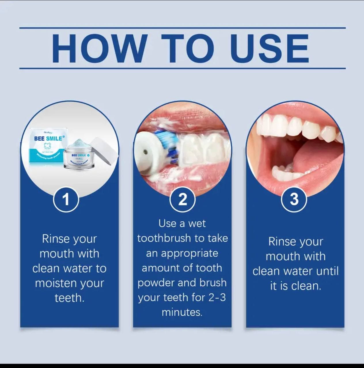 ORALHOE BEE SMILE WHITENING TOOTH 🦷 POWDER - image 1