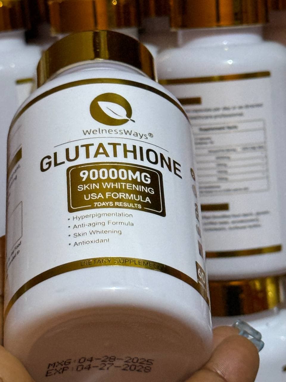 GLUTATHIONE SKIN WHITENING & IMMUNITY BOOSTER (60 Capsules) - image 1